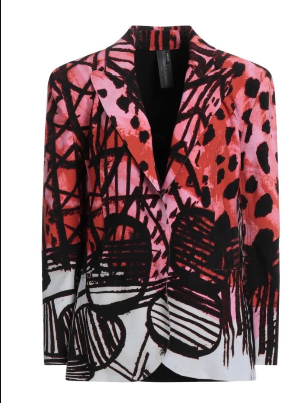 Norma Kamali Abstract, Multicolor Blazer, Jacket Size XS